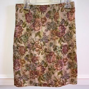 Women’s brocade skirt. The Limited.